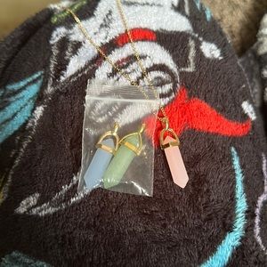 changeable crystal necklace